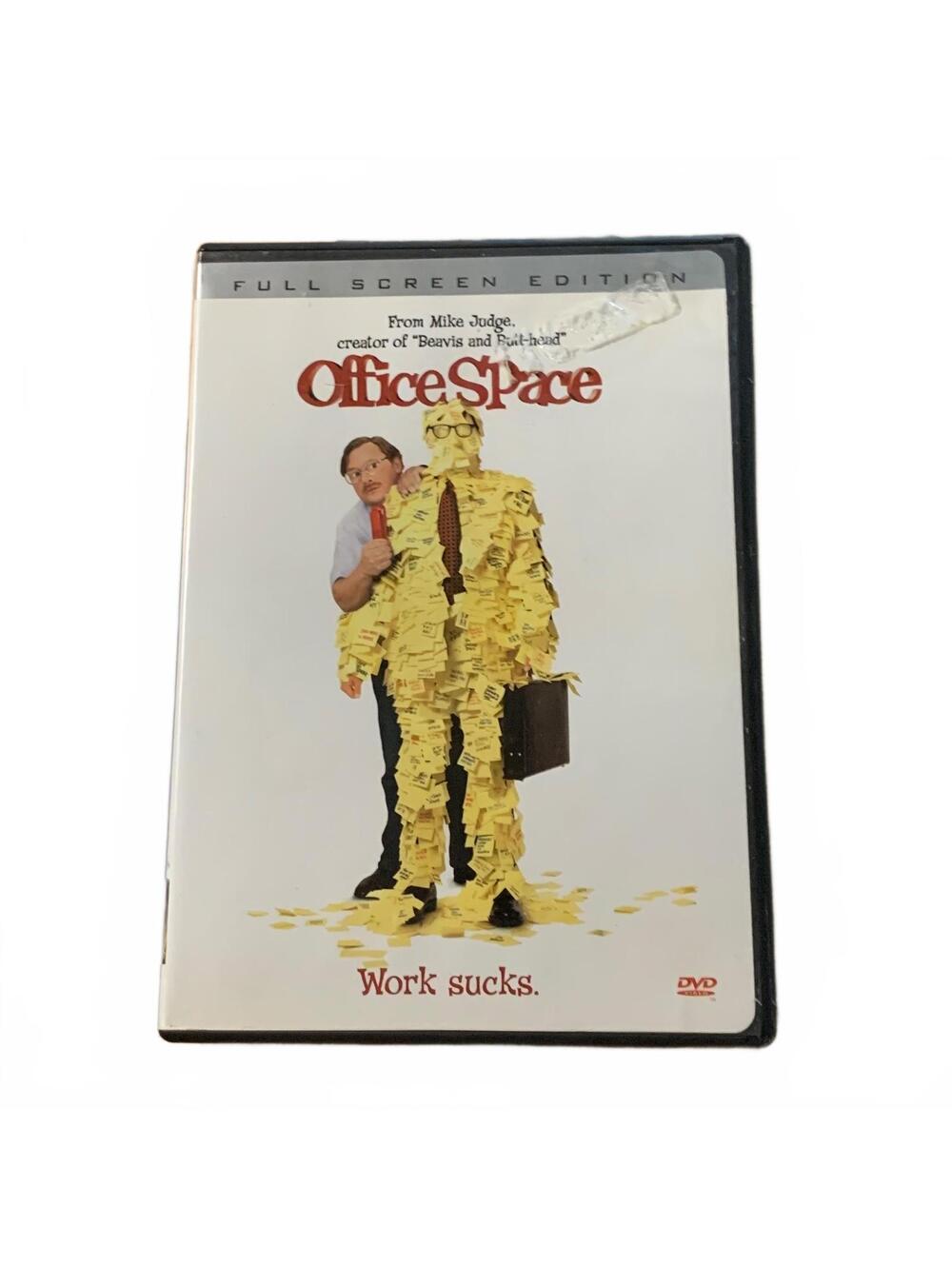 Office Space DVD Full Screen Edition Comedy Movie 1999 Mike Judge R